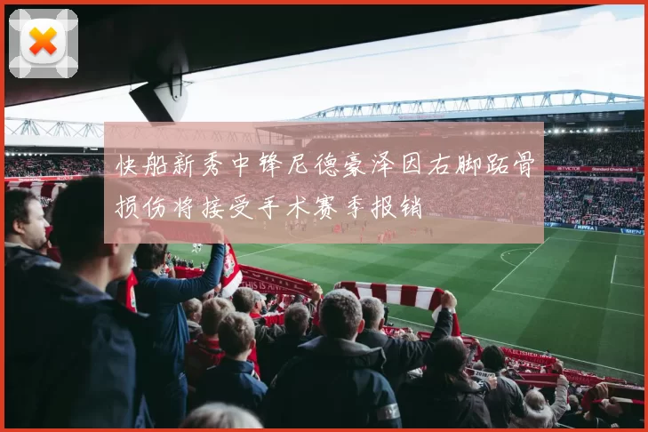 快船新秀中锋尼德豪泽因右脚跖骨损伤将接受手术赛季报销